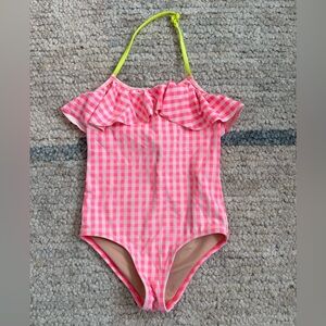 Crewcuts Swimsuit - pink gingham